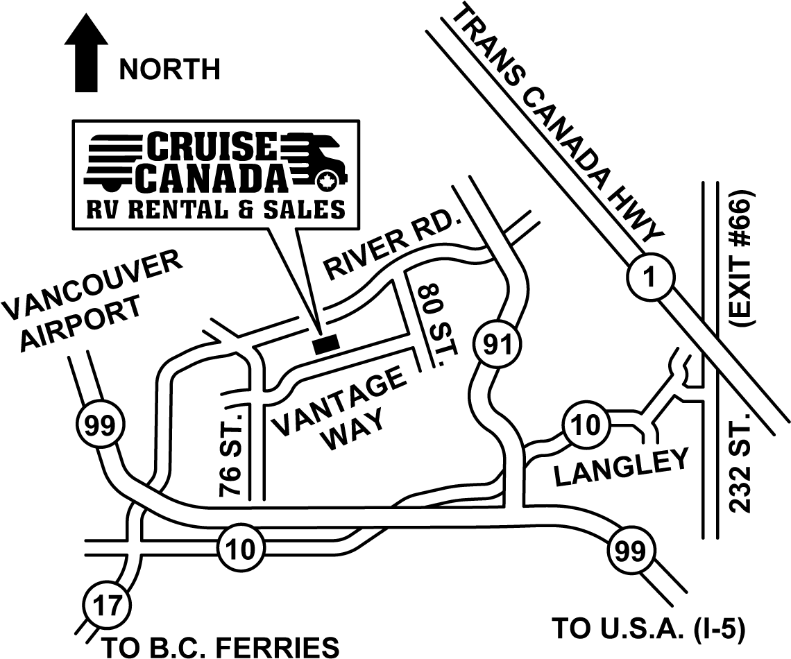 Cruise America platser - Vancouver